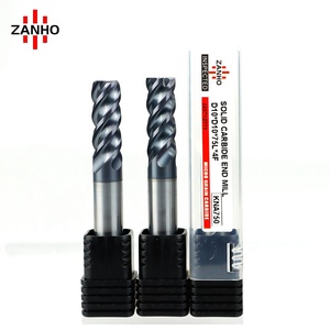 ZANHO Tungsten Carbide Square Ball <strong>Nose</strong> <strong>End</strong> <strong>Mills</strong> 4 Flutes CNC Machining Stainless Steel Ball Milling Solid Carbide <strong>End</strong> <strong>Mill</strong> - Product Image 4