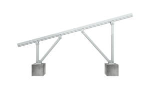Estructura de montaje en tierra de montaje de accesorios solares U2V de aluminio de acero galvanizado en caliente - Product Image 4