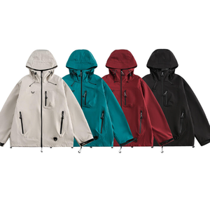 Chaqueta Impermeable Transpirable de Tres Capas con Capucha para Hombre, Ideal para Senderismo - Product Image 2