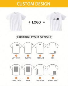 เสื้อยืดโอเวอร์ไซส์ผู้ชาย แขนสั้นทรงหลวม คอกลม ผ้าฝ้ายคุณภาพสูง พิมพ์ลายไล่สีสไตล์เรโทร รับผลิตโลโก้ตามสั่ง ขายส่ง - Product Image 4