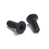 Vis de machine à tête plate Torx en acier au carbone, zinguées noir, classes 4.8, 8.8, 10.9, 12.9, en alliages Al 6061, 6065, C1022, 10B21, diamètres 5/16'' et 7/16''