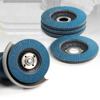 Disque à lamelles abrasif flexible en zircone haute dureté 100mm/115mm pour ponçage et polissage du bois, du métal et de l'acier inoxydable, OEM ODM