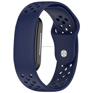 สายรัดข้อมือซิลิโคนระบายอากาศได้สำหรับ Hume Band 2 สายรัดข้อมือแบบสองสีสำหรับ Hume Health Tracker - Product Image 2