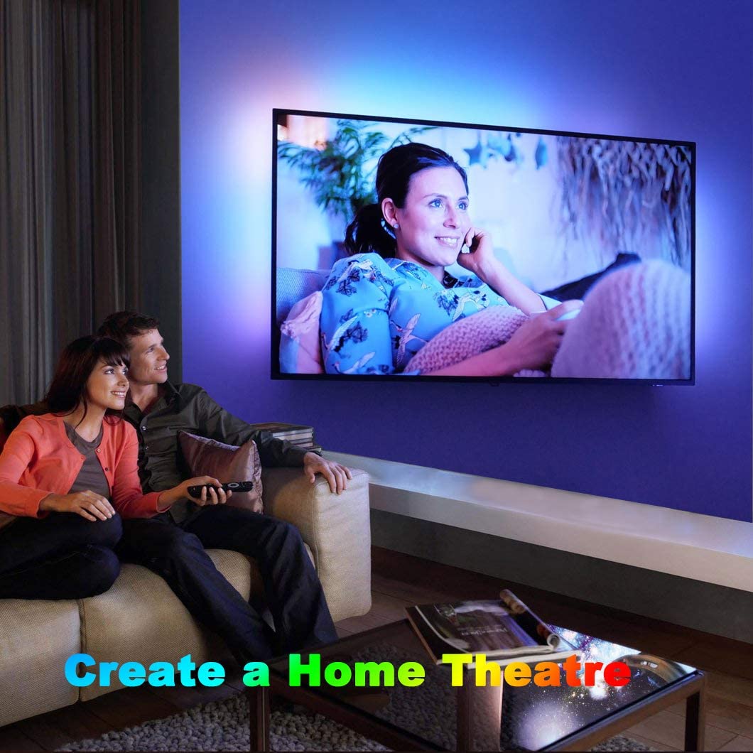 Amazon Hot Sale Alexa Google Tuya Wifi RGB LED Light SMD2835 5050 LED Smart Light strip Garden Waterproof Can Pasted Light Strip