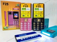 Ponsel F25 1.8 inci, Tiga Kartu SIM, Ponsel Senior, MP3, MP4, Radio FM, 1800mAh, Ponsel Fitur Android