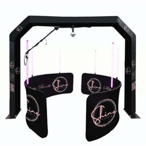 360 Spin Photo Booth Overhead 2025 personalizado con accesorios gratuitos compatibles con teléfonos inteligentes y iPads al por mayor - Product Image 1