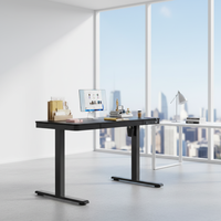 Table élévatrice électrique en acier et bois, ergonomique, durable, convertible, automatique, moderne, pour villa, bureau, bureau intelligent, facile à assembler