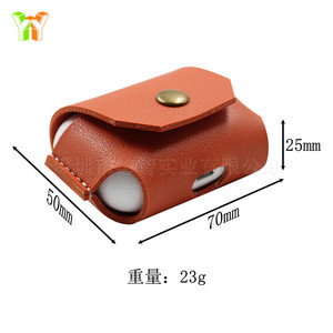 Estuche para Auriculares Inalámbricos Bluetooth/Funda Protectora de Cuero, Bolsa para Auriculares de Cuero PU, Funda de Carga para Auriculares - Product Image 5