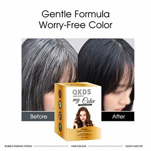 QKDS Mousse de Coloración Capilar Orgánica, Precio Económico al por Mayor, Sin Decoloración de la Piel, Protección Ultra Suave, Uso Diario en el Hogar - Product Image 6