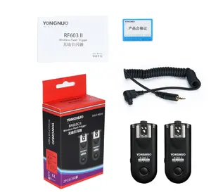 Yongnuo RF603 II RF 603 II sem fio Flash Trigger 2 transceptores para 10D, 20D, 30D, 40D,5D,