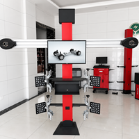 Machine d'alignement 3D complète personnalisée avec pont élévateur 4 colonnes pour alignement professionnel des pneus et levage de véhicules