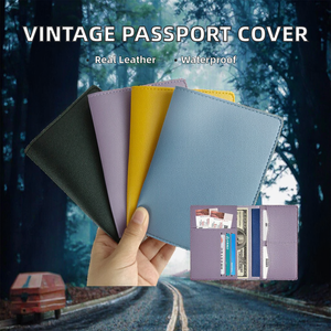 Porte-passeport et portefeuille de voyage multifonctions avec logo personnalisé MKW3091-Organisateur de cartes multi-emplacements étanche de grande capacité unisexe - Product Image 2