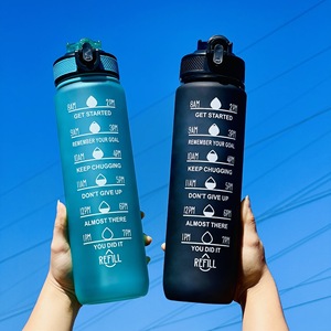 OEM ODM 32OZ sport infusione motivazionale di plastica Tritan bottiglia d'acqua fresca bpa bottiglia d'acqua gratis motivazionale bottiglia d'acqua - Product Image 3