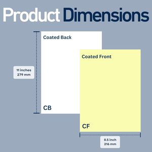 Màu Đối Chiếu CB CFB CF 2 3 4 phần NCR carbonless giấy A4 Tùy chỉnh NCR giấy carbonless 210x297mm Giấy carbonless trong tờ - Product Image 4