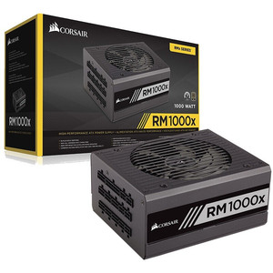 Série RMx RM1000x Alimentation 1000 Watts Certifiée 80 PLUS Gold Entièrement Modulaire (CN) RM1000x 1000 Watts Série RMx - Product Image 1