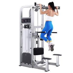 Máquina de Dominadas Asistidas de Acero de Grado Comercial, Equipo de Gimnasio, Estaciones de Dips, Barras de Dominadas, Ejercicio Personal HX-HM-610 - Product Image 1