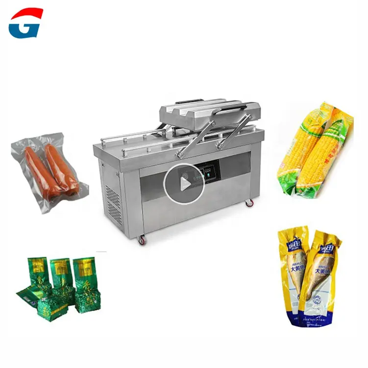 Лидер продаж, многофункциональные автоматические вакуумные упаковочные машины DZ400 для замороженных фруктов, овощей, мяса