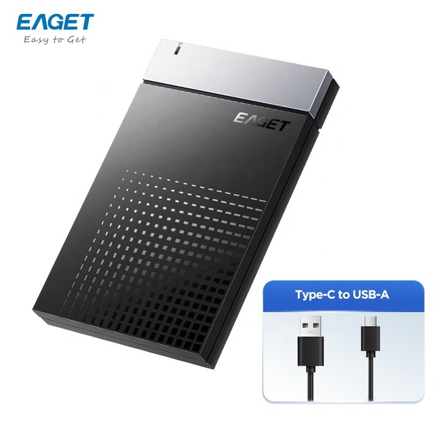 EAGET E51-1 2.5-Inch Type-C 3.1 External HDD Enclosure 6Gbps USB Interface Support 6TB Capacity for Phone & PC Wholesale