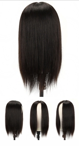 Toprique tùy chỉnh CNC giả da đầu hệ thống chất lượng cao nhất Topper nguyên Trinh Nữ tóc con người Silicone thay thế lụa cơ sở đóng cửa - Product Image 2