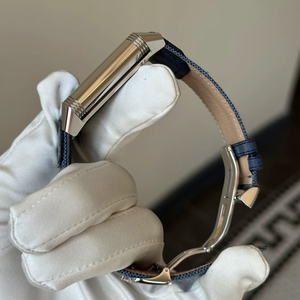 Montre mécanique de luxe pour homme Jaegeer, design Reverso Flip à double cadran, fuseaux horaires inversés, avec bracelet en cuir européen - Product Image 6