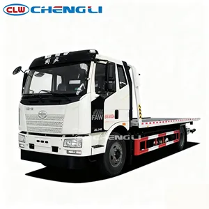 <b>Flatbed</b> Heavy Duty Tow <b>Truck</b> Flat Bed Towing FAW 4X2 Wrecker Truckfor Accident Clearance and Vehicle Transport - Product Image 6