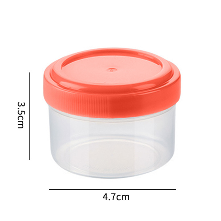 Contenants de Vinaigrette Bouteille de Sauce en Plastique Portable Empilable pour Pique-nique (Blanc Contenants de Vinaigrette Bouteille de Sauce en Plastique Portable Empilable pour Pique-nique (Blanc