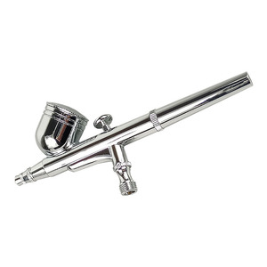 Aérographe HD-470 à alimentation par gravité, double action, gobelet de 10 cc, vitesse réglable pour l'art, le maquillage, la décoration de gâteaux et les ongles - Product Image 5