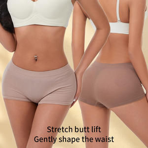 Short de sport de contrôle du ventre de haute qualité pour femmes Slim Fit Hip Lift Butt Lifting Shaping Pants Base Layer Boxer Briefs - Product Image 2