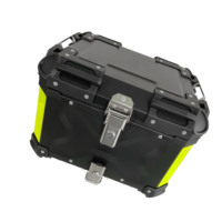 Boîte à bagages arrière universelle en aluminium pour moto, scooter électrique, vélo électrique, coffre de rangement latéral 36-65L