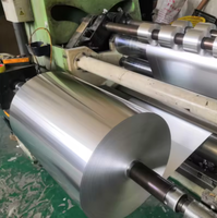 Papier d'aluminium 8011 à bas prix pour la crème glacée, rouleau géant de papier d'aluminium argenté, 300 kg par rouleau