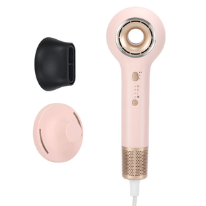 Mini Sèche-<span class=keywords><strong>Cheveux</strong></span> Haute Vitesse 1300W Design Donut Secador De Pelo Magnético Mint Loop Celeste 110 000 tr/min - Product Image 1
