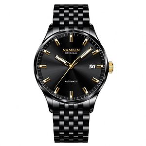 Montre Homme Personnalisée 8885 Style Simple et Tendance, en Acier Inoxydable, Mouvement Mécanique, Bracelet en Ruban, Résine, Céramique, Acrylique, Aiguilles - Product Image 2