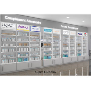 Étagères de <span class=keywords><strong>pharmacie</strong></span> sur mesure, présentoir pour magasin de cosmétiques, armoire de présentation pour magasin médical, design d'intérieur - Product Image 1