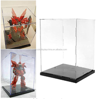 Présentoir en acrylique transparent pour 0,8 pièces, assemblage de boîtier de comptoir, organisateur de Cube, Protection anti-poussière, vitrine