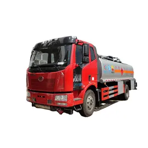 FAW 4*2 aluminum 12000 liters fuel tank truck 15000 liters diesel oil tank truck , 12000 liters fuel tanker truck for sale