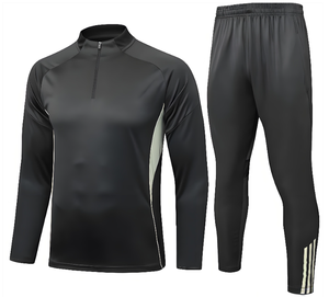 Setelan Jaket dan Celana Training Sepak Bola Pria yang Dapat Disesuaikan dengan Nomor Tim, Bahan Polyester - Product Image 2