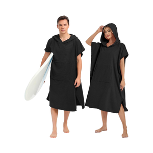 Toalla de Playa de Algodón Personalizada al por Mayor de Fábrica, Toalla con Capucha <span class=keywords><strong>para</strong></span> Cambiarse de <span class=keywords><strong>Ropa</strong></span> en <span class=keywords><strong>la</strong></span> Playa <span class=keywords><strong>para</strong></span> Adultos y Niños, <span class=keywords><strong>para</strong></span> Surf, Natación y Buceo - Product Image 1