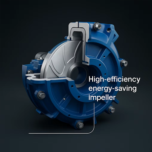 Bomba de lodos centrífuga horizontal de alta resistencia de aleación de cromo de 6 pulgadas para minería, diésel, OEM, repuesto de la marca <span class=keywords><strong>Kaiyu</strong></span> - Product Image 4