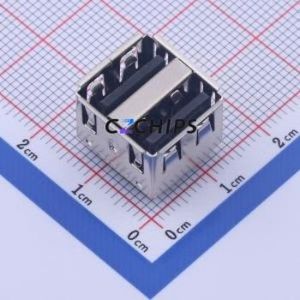 907-312A1021Y10200 <b>USB</b> Connector Through hole Component (THT) Connector Type-<b>A</b> <b>USB</b> <b>2.0</b> Female Through Hole - Product Image 1