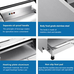 Máquina para hornear hamburguesas, equipo y maquinaria comercial totalmente automática de doble capa para tienda de hamburguesas - Product Image 6