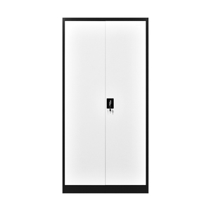 Armario de almacenamiento de Metal puertas bloqueables y estantes ajustables gran armario de acero para garaje, despensa de cocina, oficina y <span class=keywords><strong>lavadero</strong></span> - Product Image 2