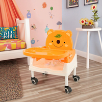 Chaise de salle à manger pour enfants en plastique moderne design TX-9005, courte, multifonctionnelle, portable, apprentissage, utilisation domestique pour enfants