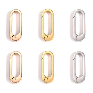 Bán buôn 7*18 mét Tiny thép không gỉ Carabiner móc cài O hình vòng đeo tay Vòng cổ túi Chuỗi liên kết móc cài đối với trang sức làm - Product Image 5