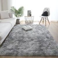 Tapis de luxe en fourrure synthétique à poils longs, moquette douce en polyester, couleur unie, grande taille, tapis de sol pour chambre à coucher, chambre d'enfant, hôtel