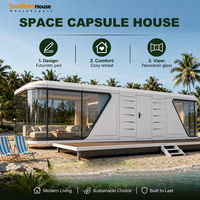 Maison conteneur extensible 30 pieds, aménagement personnalisé, unité de logement modulaire pliable avec intérieur complet