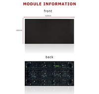 Módulos de Panel LED 4K para Interiores P1.25 P1.53 P1.86 P2.5, Módulos de Alta Frecuencia de Actualización para Señalización Digital