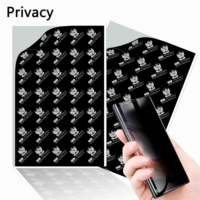 Protector de Pantalla de Privacidad Anti-Golpes 2026, Protector de Pantalla Suave de TPU, Cortador de Película para Teléfono Celular, Compatible con Todos los Modelos