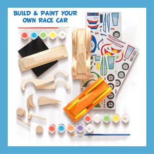 Kit per bambini all'ingrosso per fare il tuo camion per auto da <span class=keywords><strong>corsa</strong></span> in legno giocattolo fai da te Kit di pittura per bambini che imparano giocattoli a vapore - Product Image 2