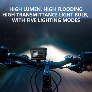 Luz Delantera Inteligente para Bicicleta con Sensor de Luz, 5 Modos, Lámpara de Bicicleta de Alto Lumen con Batería de Gran Capacidad para Ciclismo Nocturno - Product Image 3