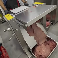 Mesin Pemotong Daging Sapi Shawarma Listrik Baru dari Pabrik, Baja Anti Karat, Pisau Pemotong Kebab dan Daging Panggang, Pemotong Segar untuk Shawarma